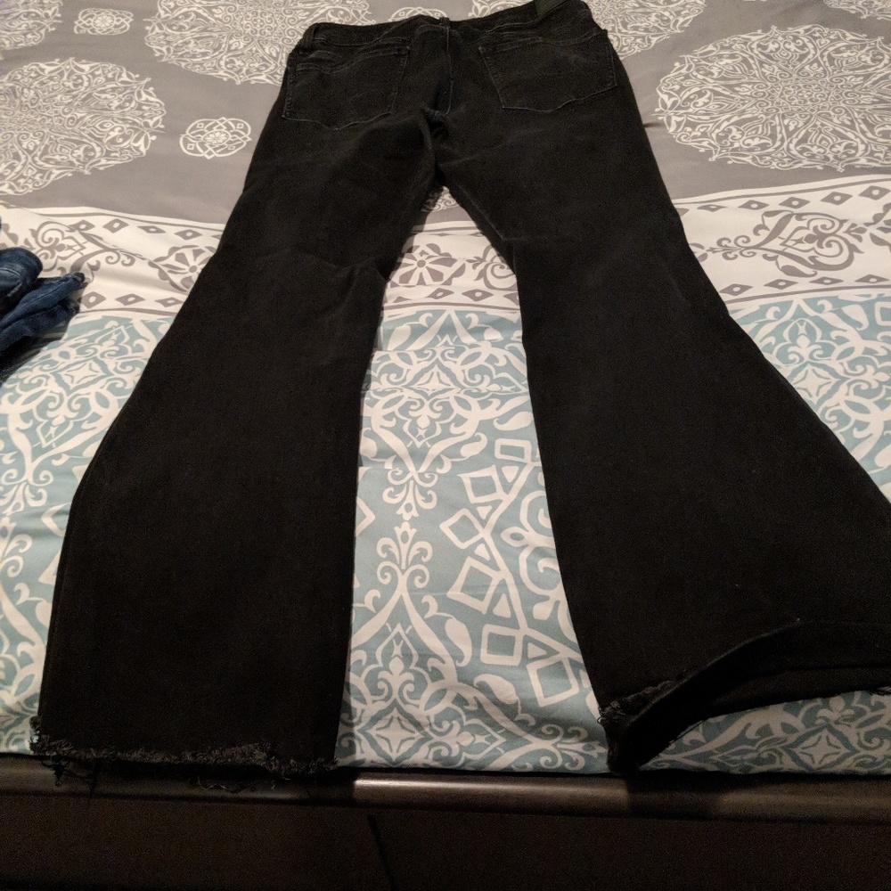 AE High Rise Flare Jeans